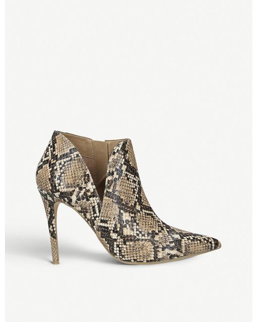 steve madden snakeskin ankle boots