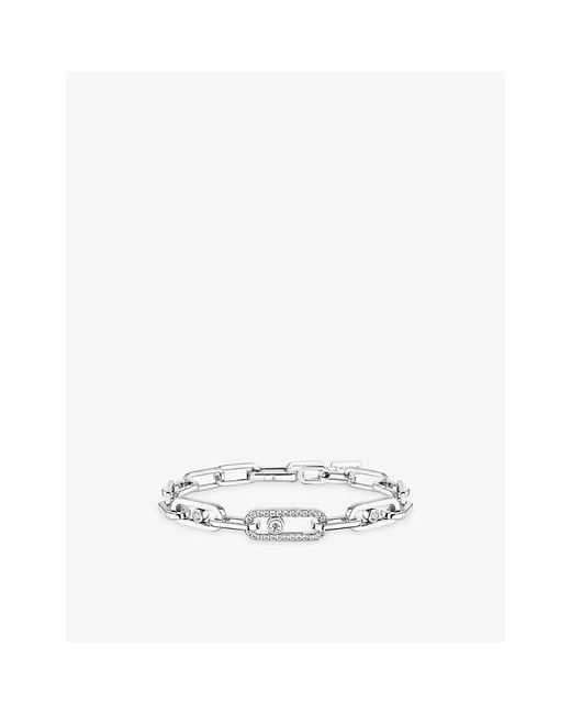 Messika Metallic Move Link 18Ct And 1.03Ct Diamond Bracelet
