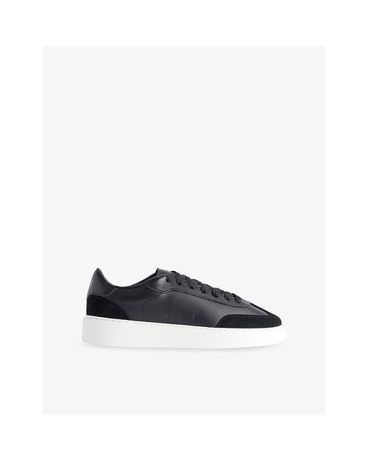 Arne Blue Tennis Leather And Suede Trainers for men