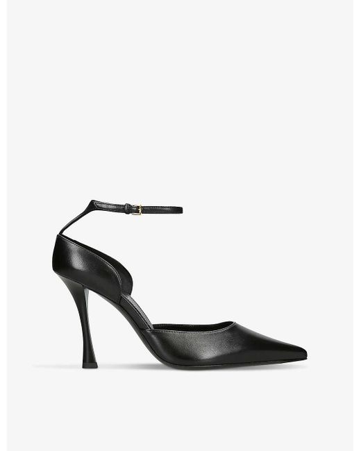 Givenchy White Show Stocking Leather Heeled Courts