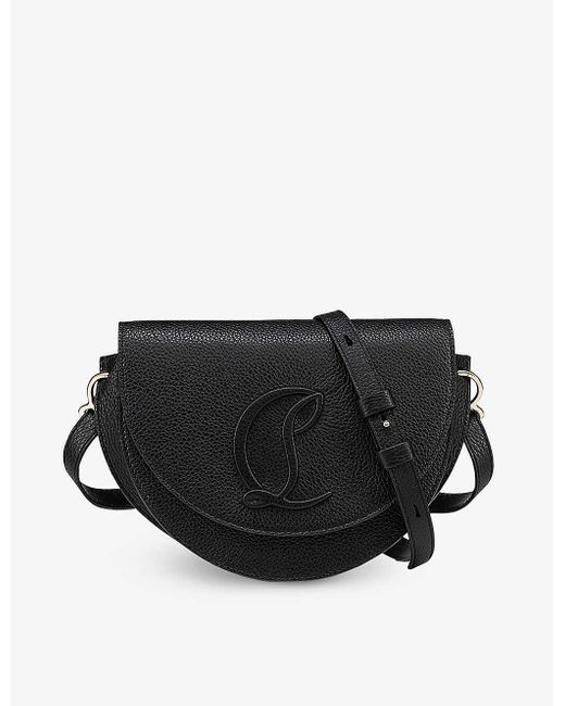 Christian Louboutin Black By My Side Leather Shoulder Bag