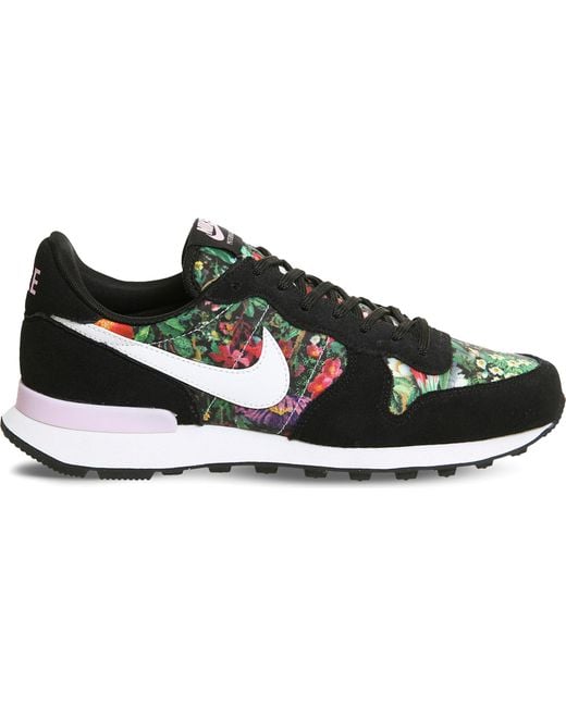Nike Internationalist Floral Trainers in Black for Men | Lyst