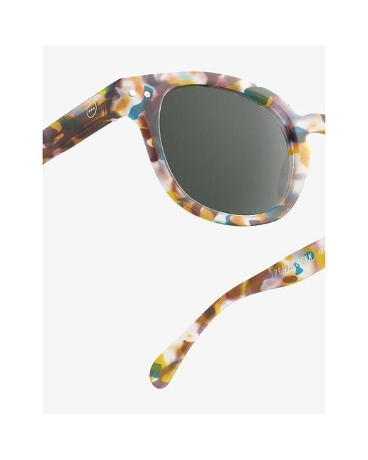 Izipizi Gray #c Square-frame Polycarbonate Sunglasses