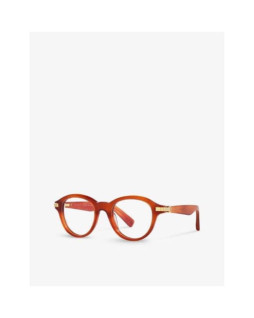 Cartier Red 6l001665 Ct0419o Rectangle-frame Acetate Glasses
