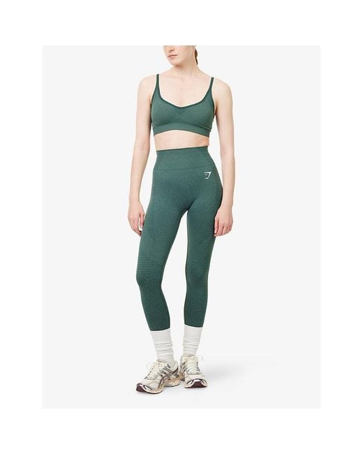 GYMSHARK Green Vital Seamless 2.0 Gym Leggings