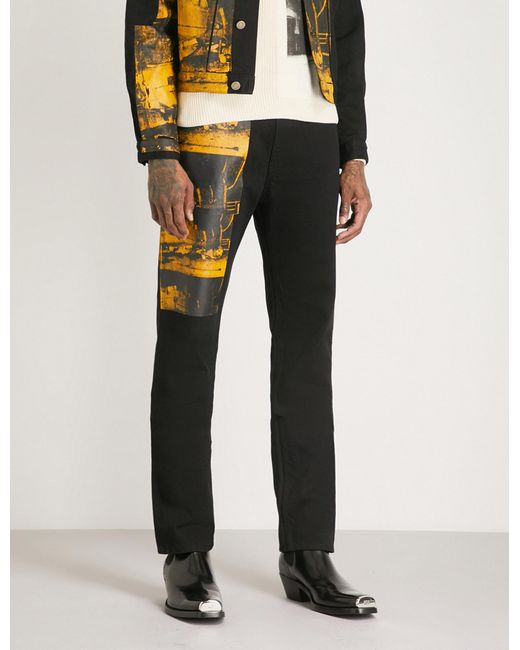 CALVIN KLEIN 205W39NYC Denim Andy Warhol Print Relaxed-fit Straight Jeans  in Black for Men | Lyst Canada