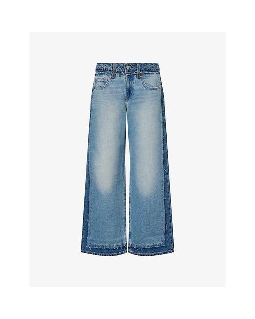 Levi's Blue Low Loose Decon Wide-Leg Demin Jeans
