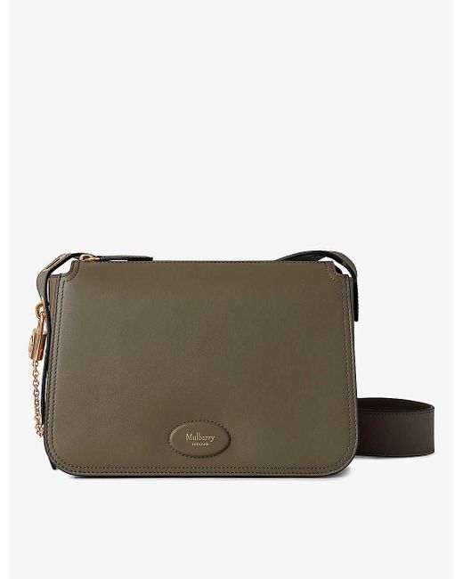 Mulberry Green Billie Small Leather Cross-body Bag