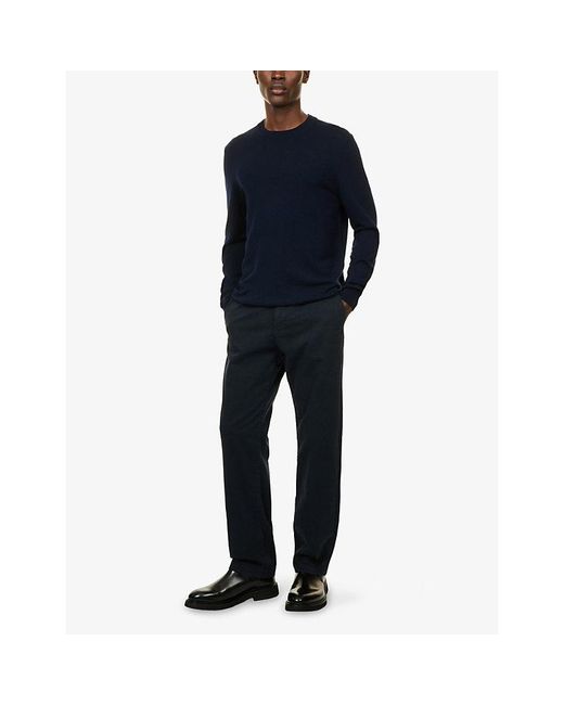 NN07 Blue Aden Straight-Leg Cotton Chinos for men