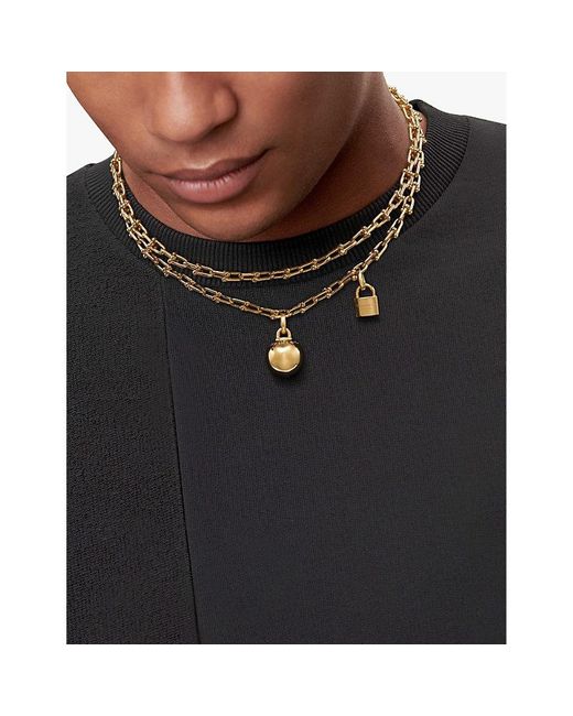 Tiffany & Co Metallic Tiffany Hardwear 18Ct- Wrap Necklace