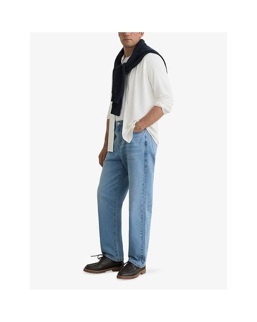 Reiss White Davaro Regular-Fit Modal-Blend Shirt for men