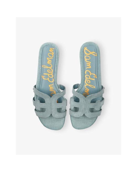 Sam Edelman Blue Bay Suede Sandals