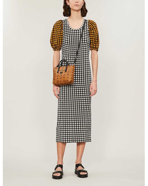 mcm anya tote bag