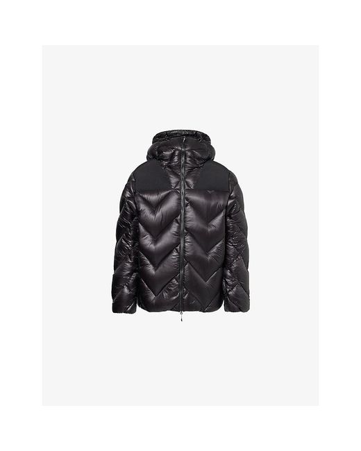 Black Crows Black Big Plumis Hooded Shell-Down Jacket for men
