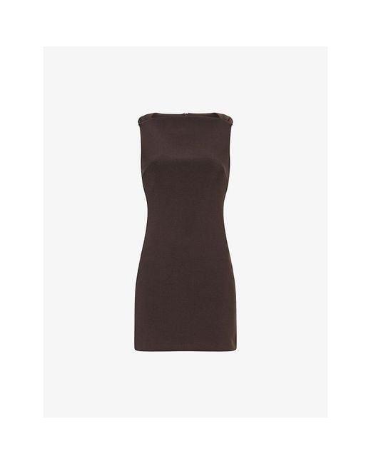 short burgundy bodycon dress Mini Velvet Size:Size from XXL to... UK REPLEN PUSH CW26 2026 Straight Hem Slit Custom Made | Dresses