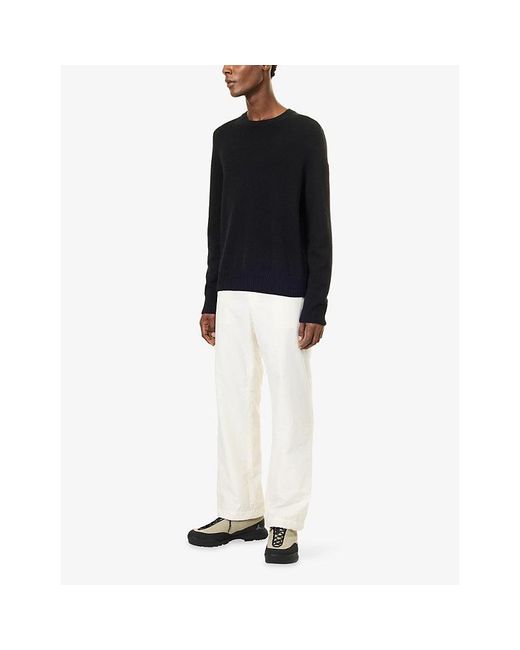 Canada Goose Blue Matawin Crew-Neck Merino-Wool Jumper for men