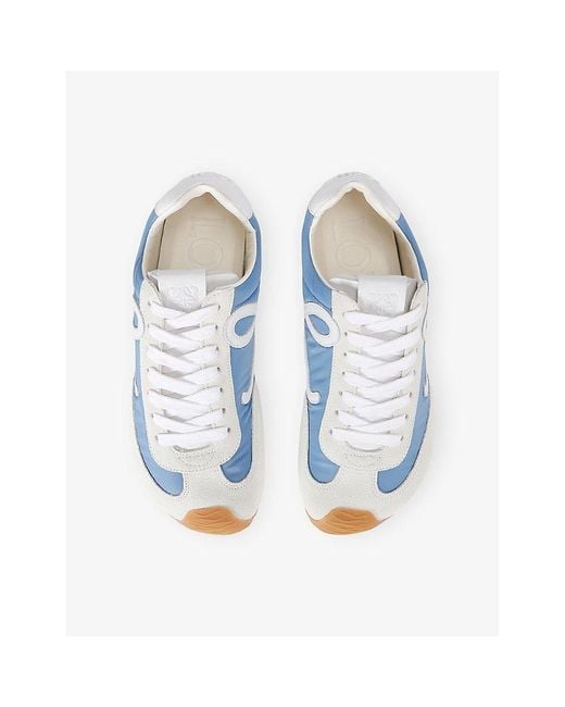 Loewe Blue Ballet Runner 2.0 Nylon And Leather Trainers