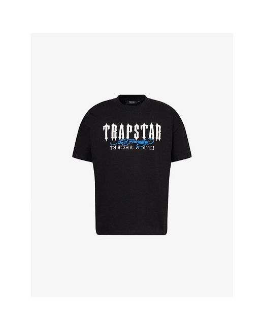 Trapstar X Ed Hardy Snake-Print Cotton T-Shirt in Black for Men | Lyst