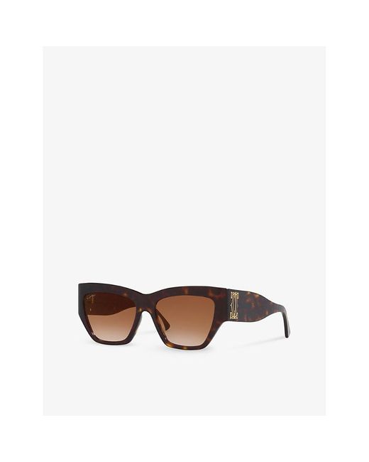 Cartier Brown Ct0435s Cat-eye Acetate Sunglasses