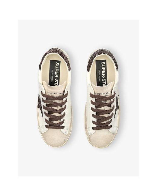 Golden Goose Deluxe Brand Natural Exclusive Super-Star 1 Leather Trainers