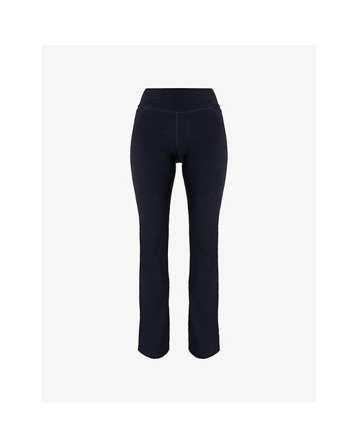 Sweaty Betty Blue Power 32 Workout Stretch-Jersey Bootcut Trousers