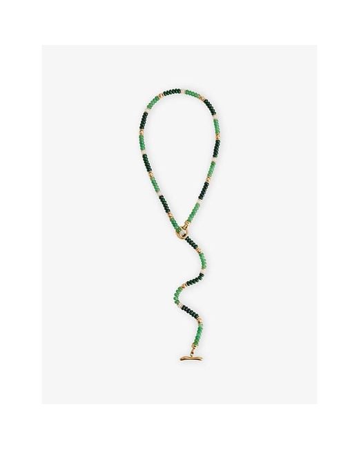 Zimmermann Metallic Mellow 16Ct-Plated Brass And Stone Necklace