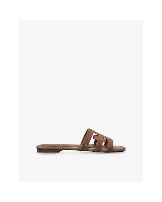 Sam Edelman Brown Bay Suede Sandals