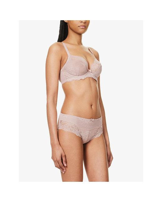 Panache Multicolor Ana Lace Plunge Bra