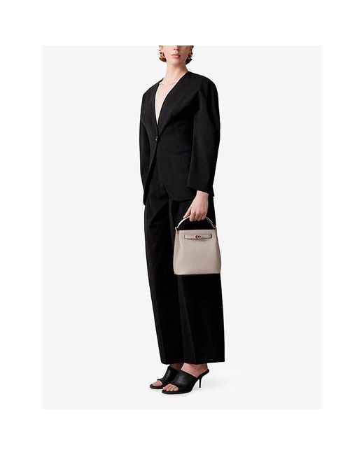 Mulberry Natural Islington Small Leather Bucket Bag