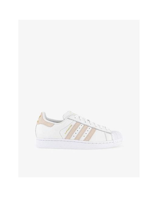 Adidas White Superstar Ii Woven Trainers
