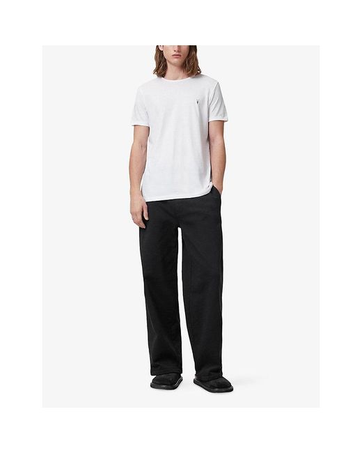 AllSaints Multicolor Tonic Crew-Neck Short-Sleeve Cotton T-Shirt Pack Of Three for men