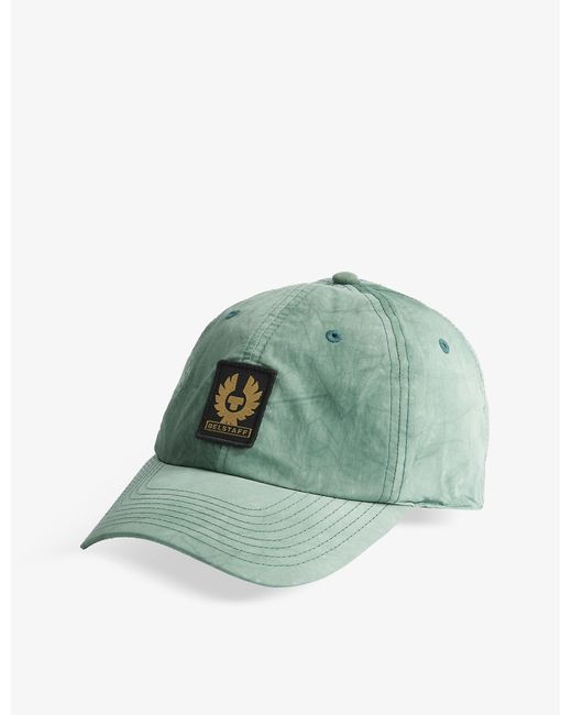 Belstaff Canvas Phoenix Tiedye Woven Baseball Cap in Green for Men Lyst