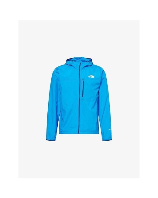 The North Face Blue Higher Run Wind Relaxed-Fit Waterproof Jacket for men