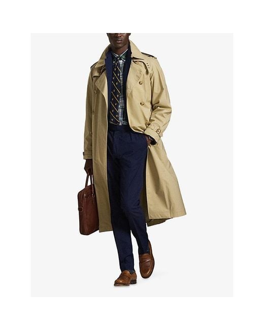 Polo Ralph Lauren Blue Single-Breasted Seersucker Cotton Blazer for men