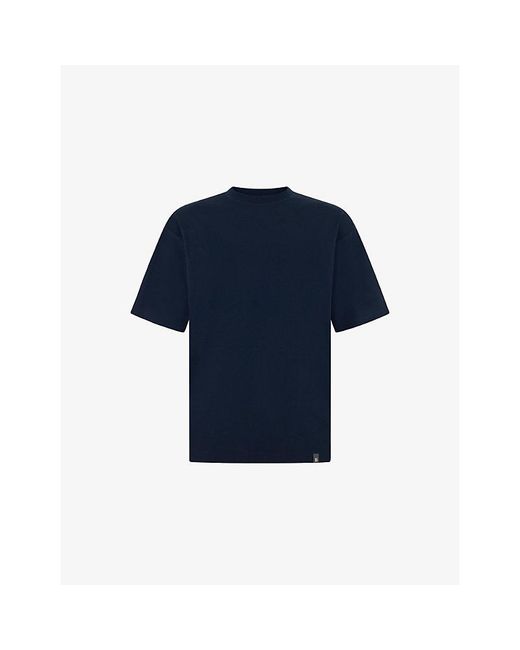 Boggi Blue S-Cafè Relaxed-Fit Stretch Cotton-Blend T-Shirt for men