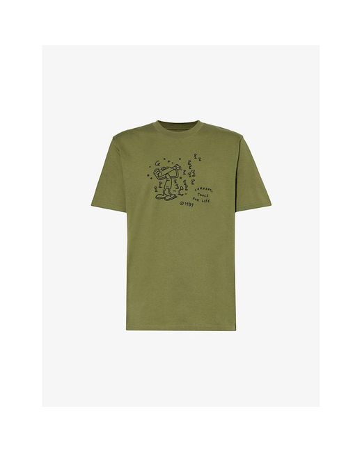 Carhartt Green Tools For Life Graphic-print Organic Cotton-jersey T-shirt X for men