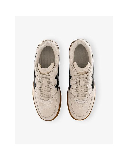 Asics White Skyhand Og Suede Low-Top Trainers