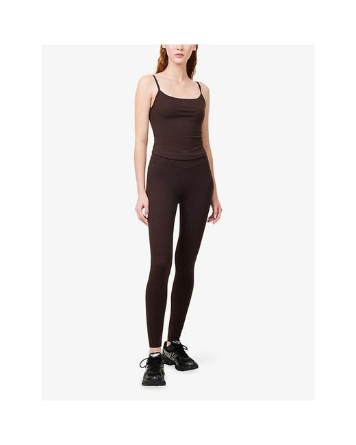 WE Are Tala Purple Dayflex Scoop Back Stretch-Woven Vest