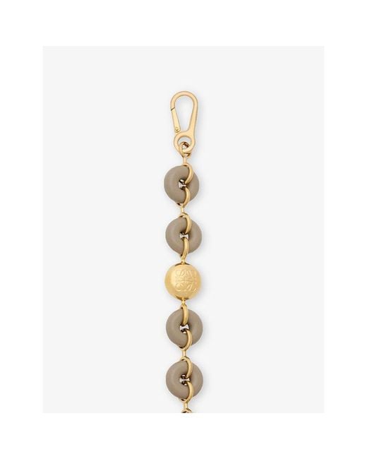 Loewe Metallic Donut Acetate Chain Strap