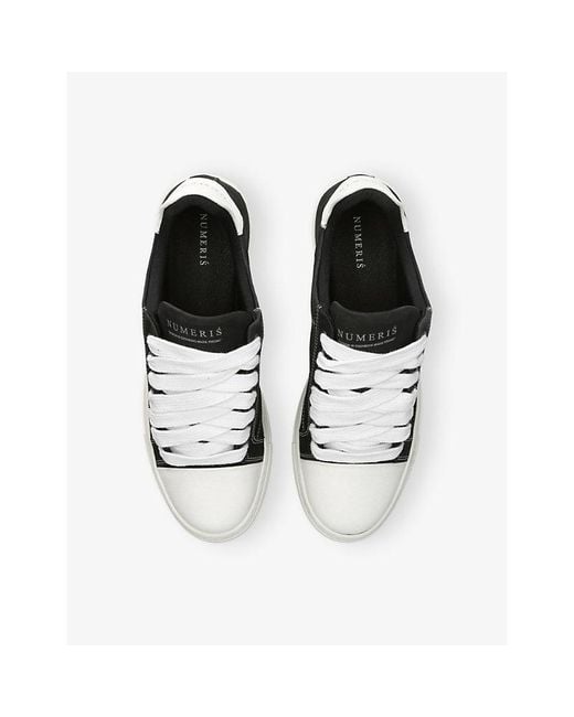 NUMERIS Black Atelier Suede Trainers for men