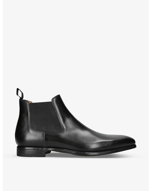 Magnanni Shaw Leather Chelsea Boots in Black for Men | Lyst
