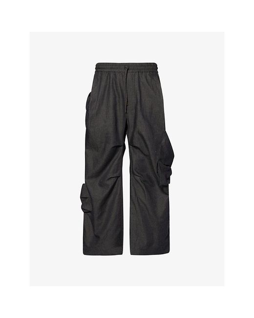 Vivienne Westwood Achilles Cotton And Linen-Blend Cargo Trousers