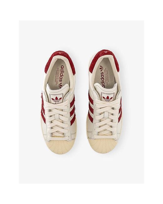 Adidas Pink Superstar Ii Leather Trainers for men