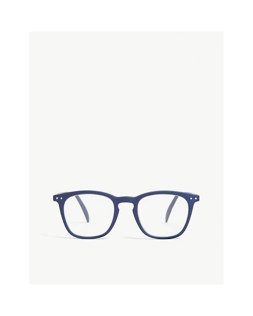 Izipizi Blue #e Reading Square-frame Glasses +1.5 for men