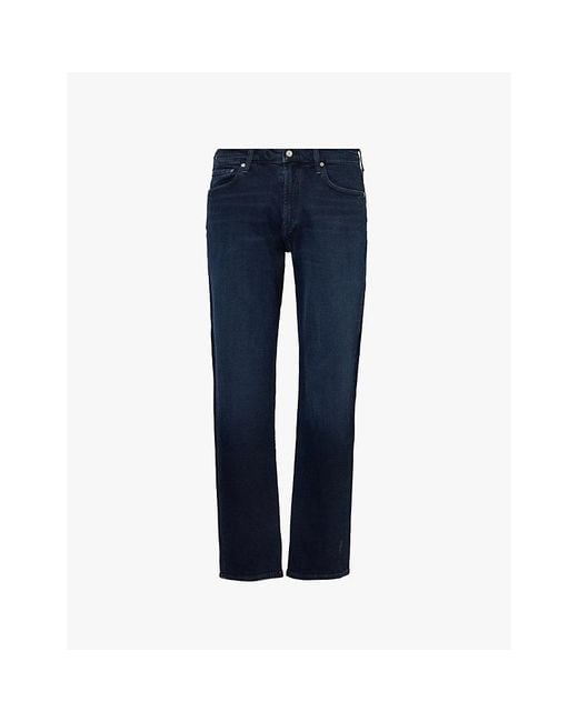 Citizens of Humanity Blue Elijah Archive Straight-Leg Relaxed-Fit Stretch-Denim Jeans for men
