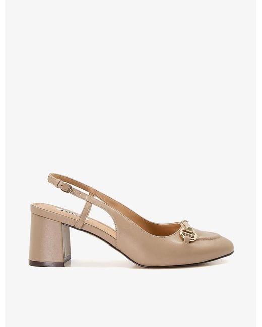 Dune Cassie Snaffle-trim Leather Slingback Courts | Lyst Australia