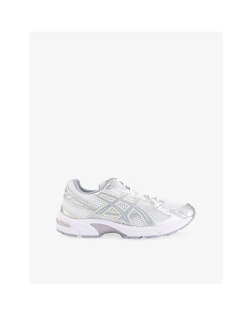 Asics White Gel 1130 Leather And Mesh Trainers for men