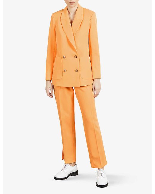 ted baker double breasted suit