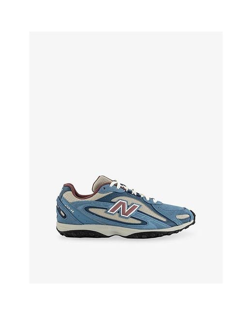 New Balance Blue 204L Suede And Mesh Trainers