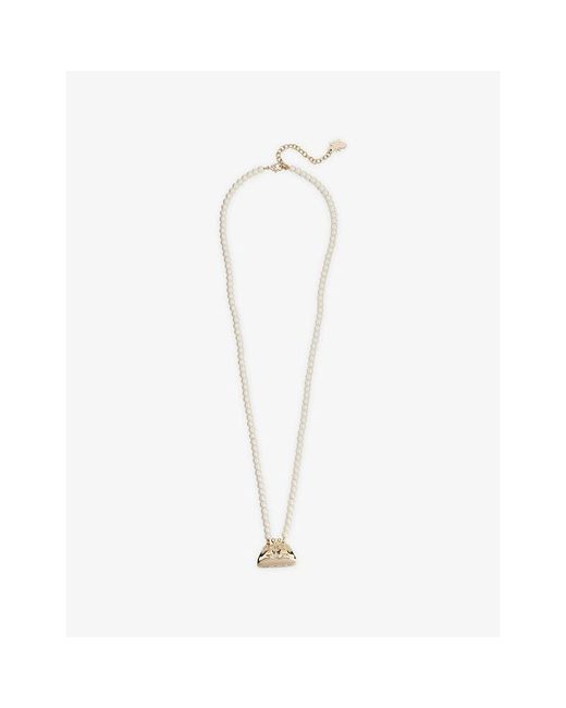 Weekend by Maxmara White Pasticcino Pendant Necklace